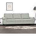 Sofa in Hellgrau mit weichen Polstern