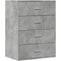 Sideboard mit den Massen 60 x 39 x 80 cm in Betongrau