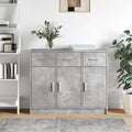 Sideboard mit den Massen 91 x 28 x 75 cm in Betongrau
