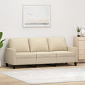 Sofa in Creme mit Armlehnen