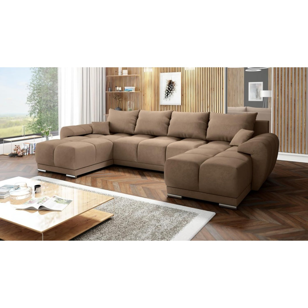 Sofa mit einer Schlaffunktion und abnehmbaren Bezuegen