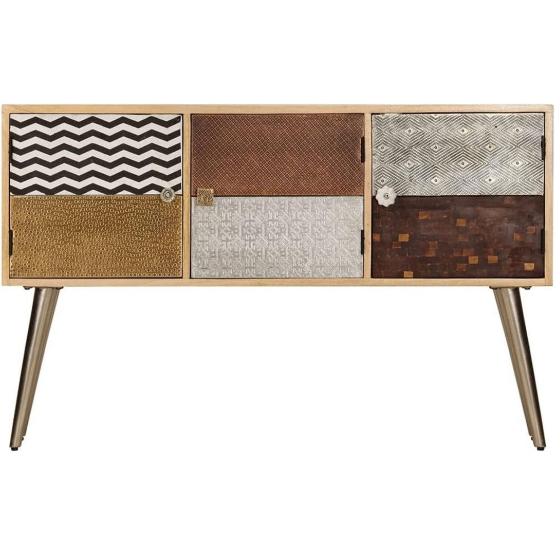 Sideboard aus Massivholz mit den Massen 120 x 30 x 75 cm