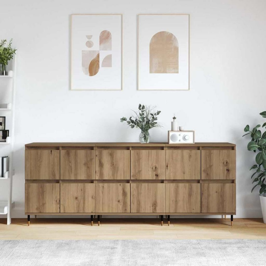 4 Tueren an dem Sideboard mit den Massen 60 x 35 x 70 cm