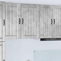 Wandschrank in Betongrau