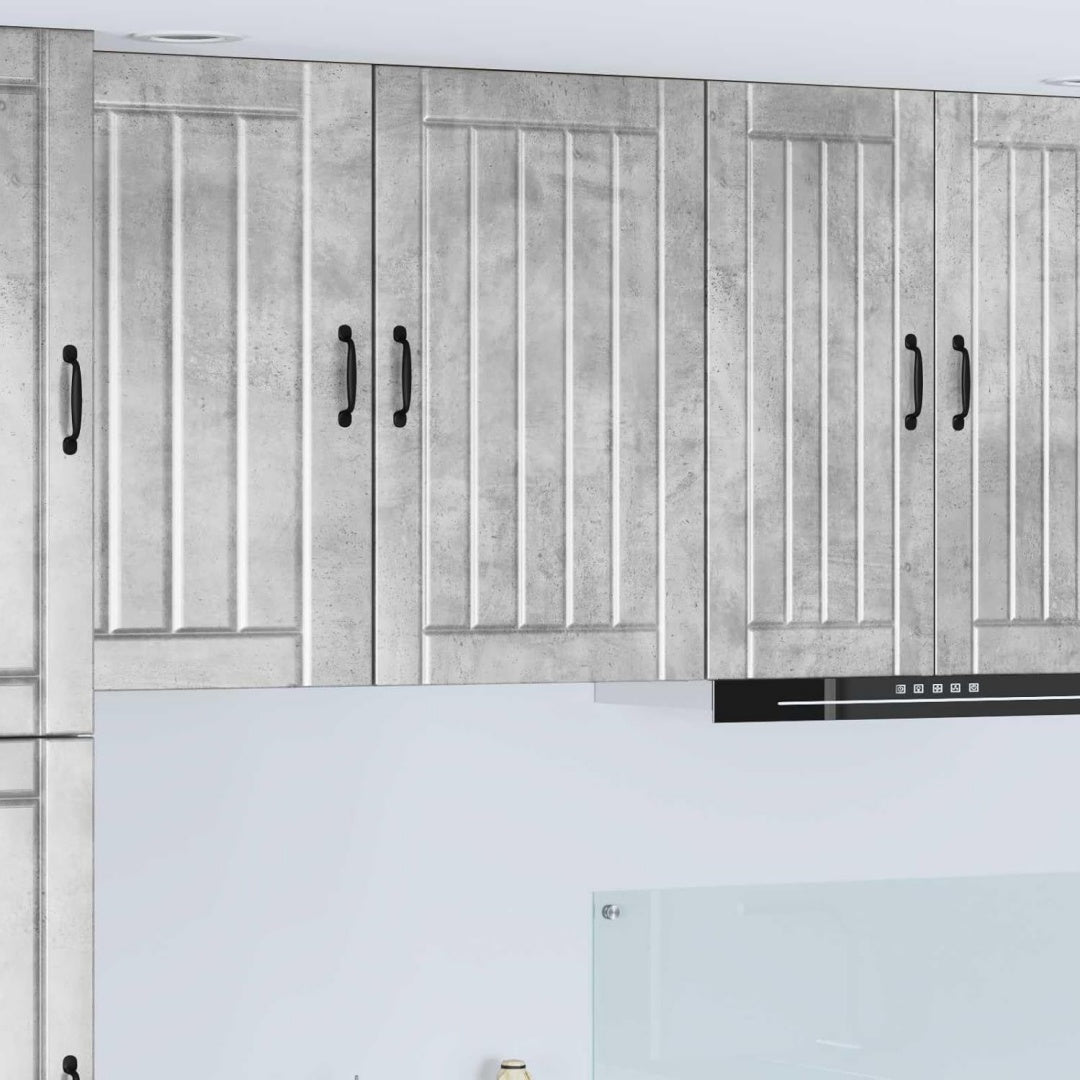 Wandschrank in Betongrau
