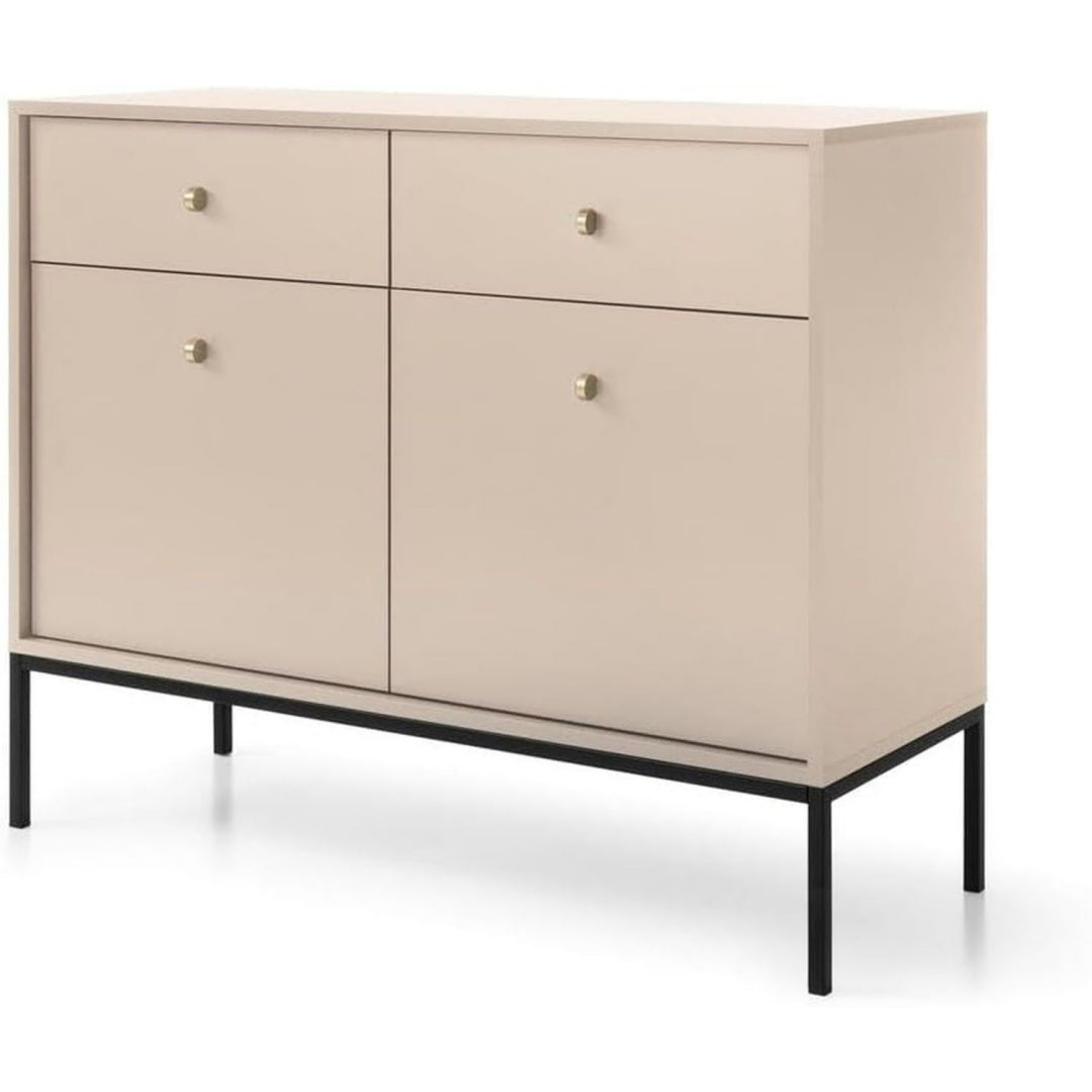 Sideboard in Schwarz und Beige