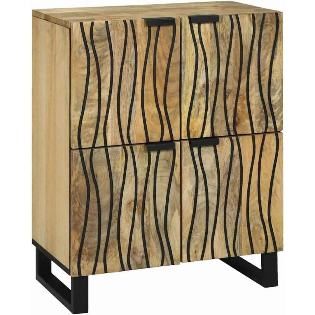 Sideboard aus Mangoholz mit 4 Tueren
