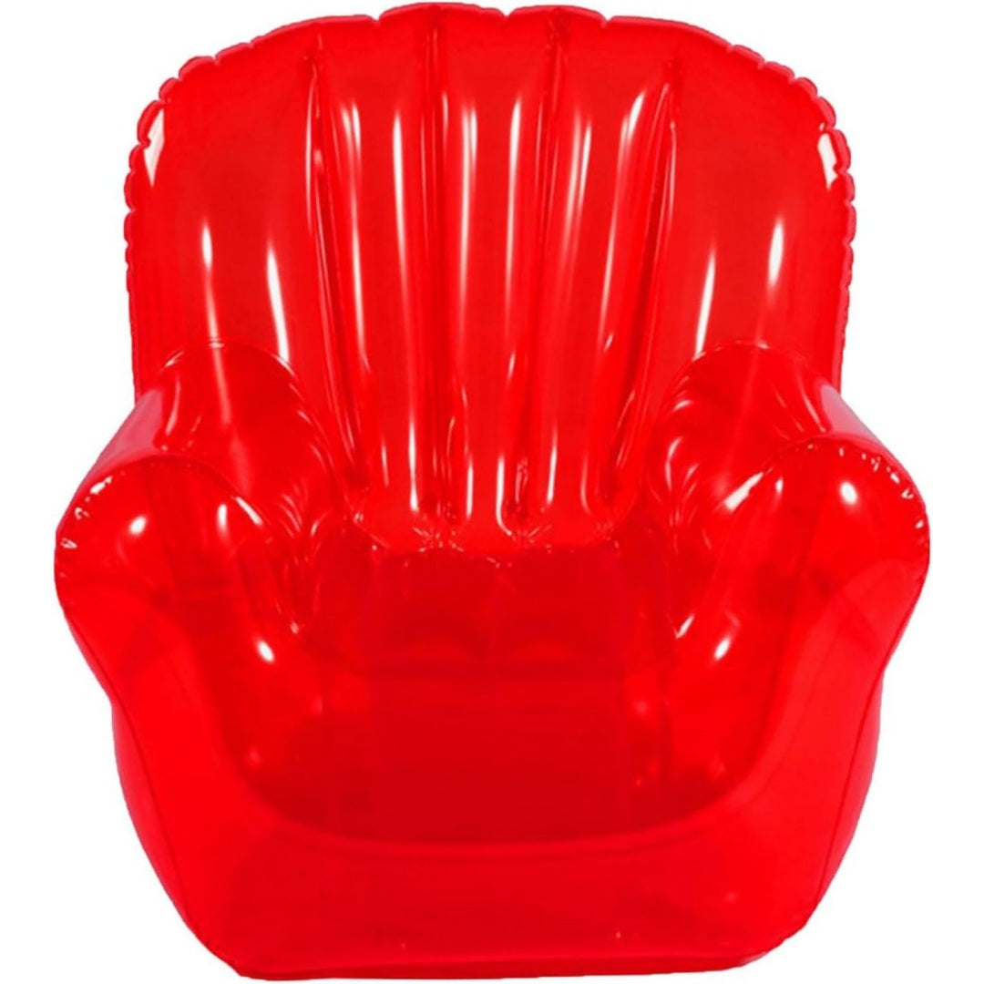 Sofa in Rot und Transparent